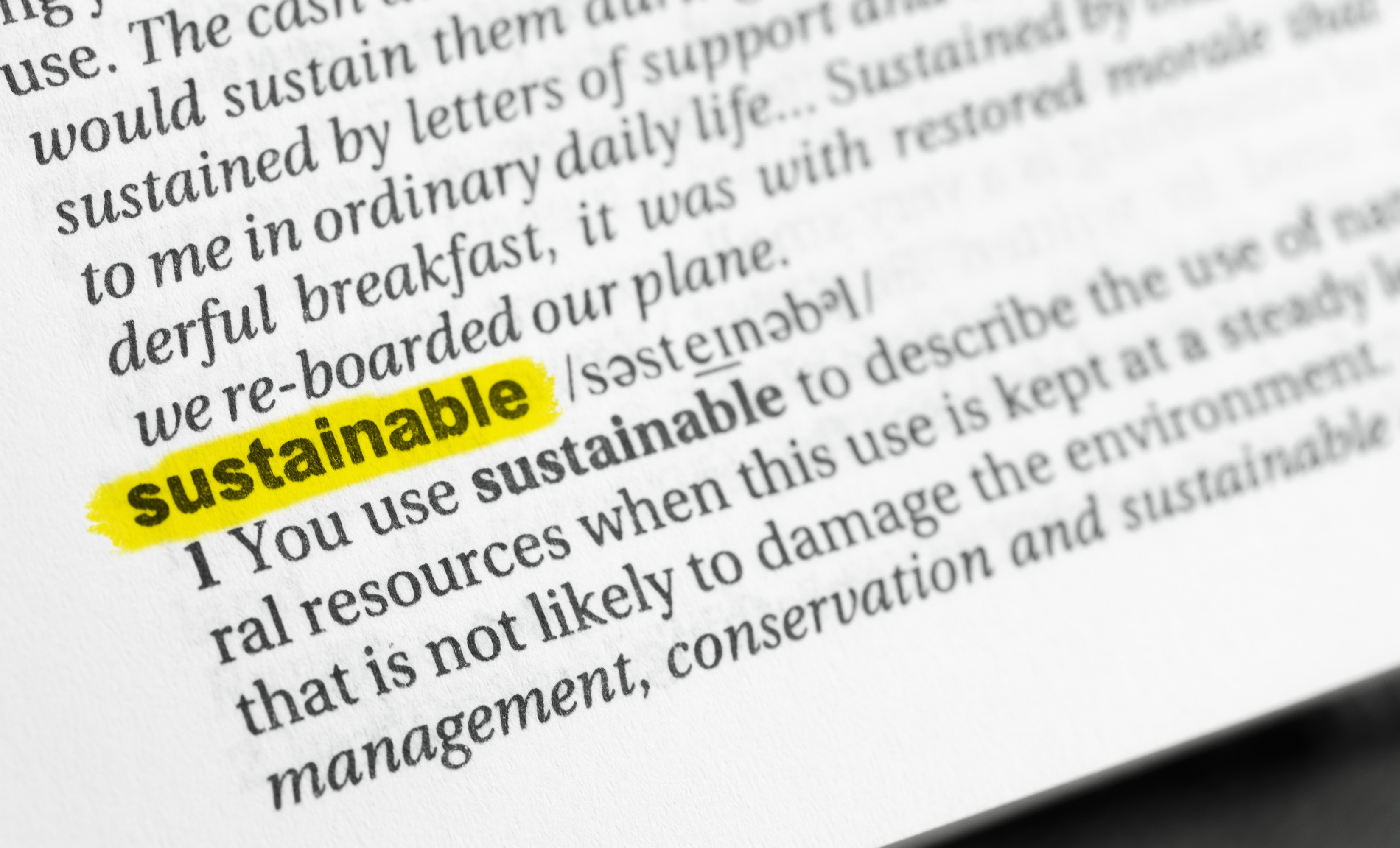Sustainability terms explained Header