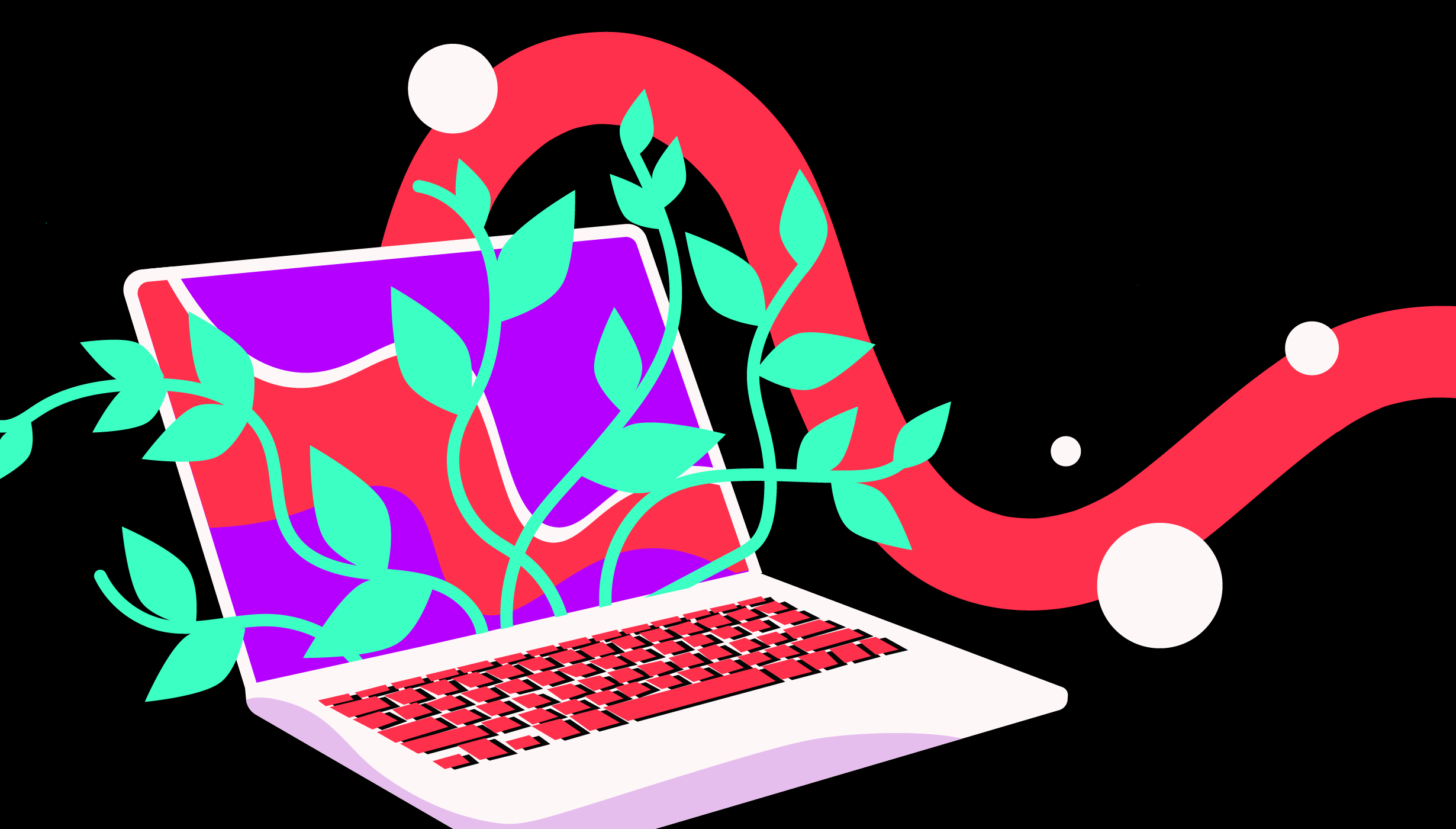 Eco Friendly website banner dark